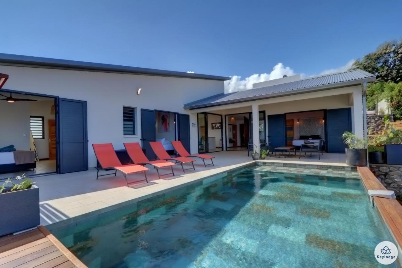 Villa Aïna - Piscine 4 étoiles - Vue mer - Saint Leu Exterior foto